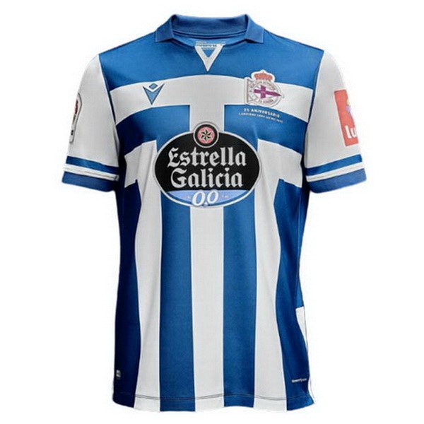 Camiseta Deportivo de La Coruña Replica Primera Ropa 2020/21 Azul